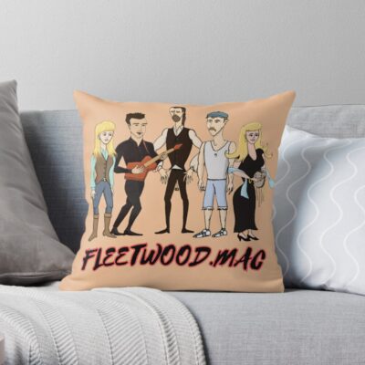 Fleetwoodmac Throw Pillow Official Fleetwood Mac Merch